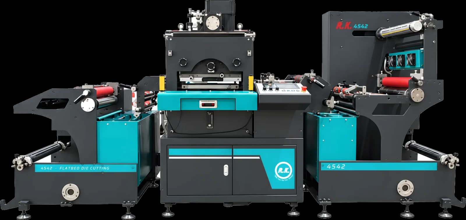 RK 4542-S Flatbed Series Servo Die Cutting & Hot Stamping Machine — full machine